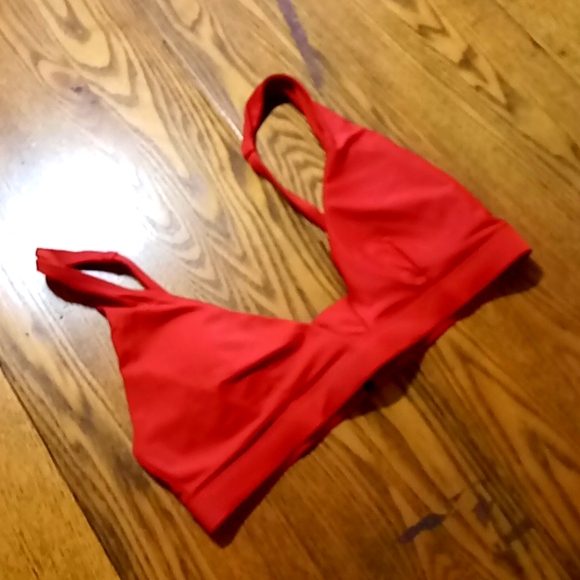 Andie Womens Bikini LARGE Swim Top Tahiti ORANGE Rust NEW Beach CHILI PEPPER - Picture 1 of 7